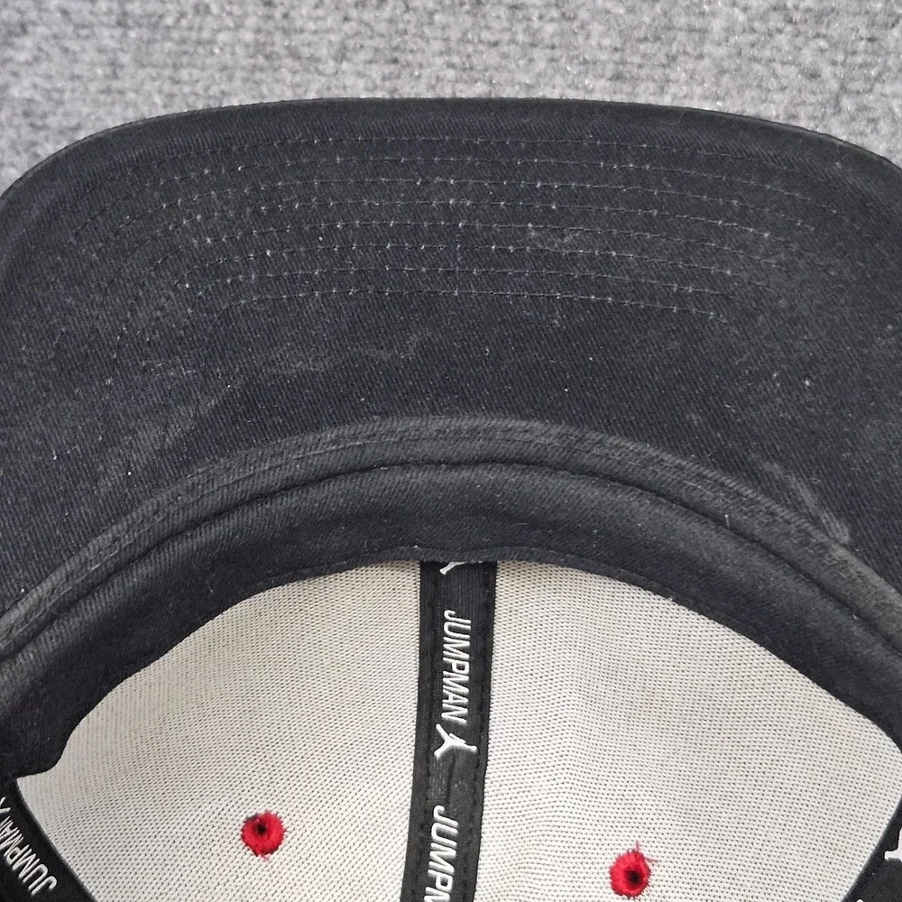 Air Jordan Snapback‎ Hat Black Red Jumpman Wool Flat Brim Cap Streetwear Sports